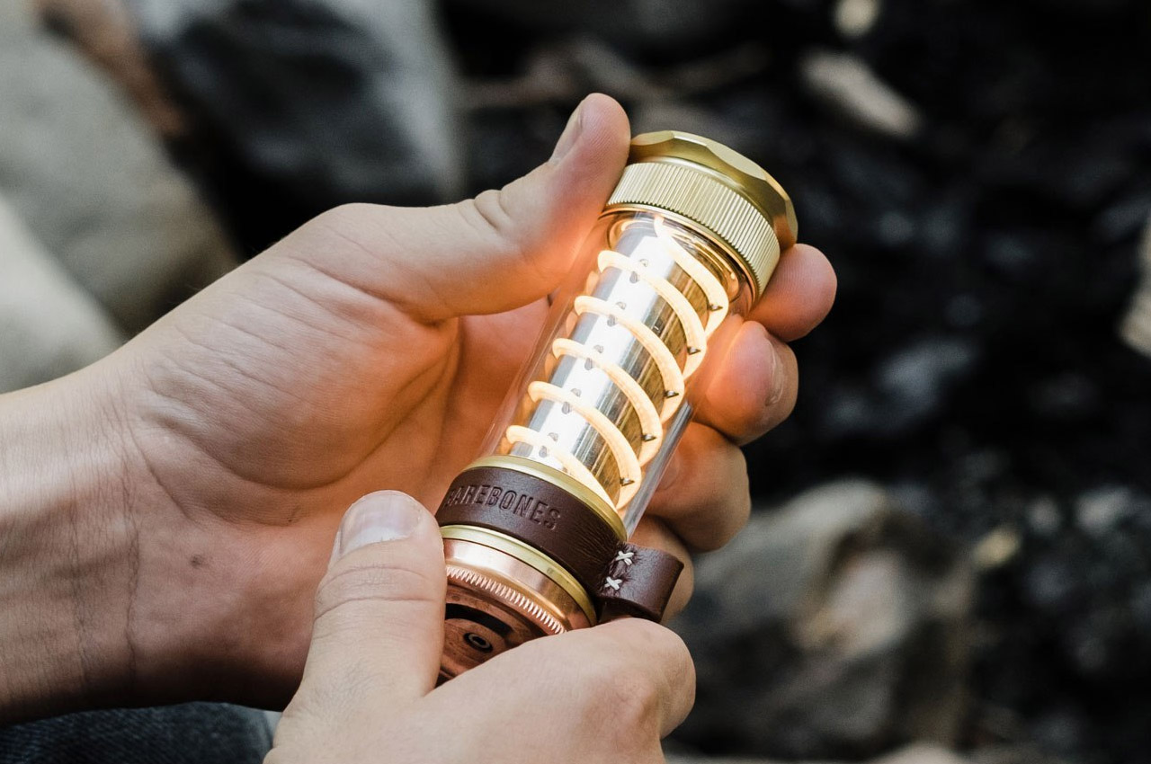 #Imitating an Edison bulb, this flashlight radiates warm glow that’s subtle on the eye and super-helpful in the outdoor