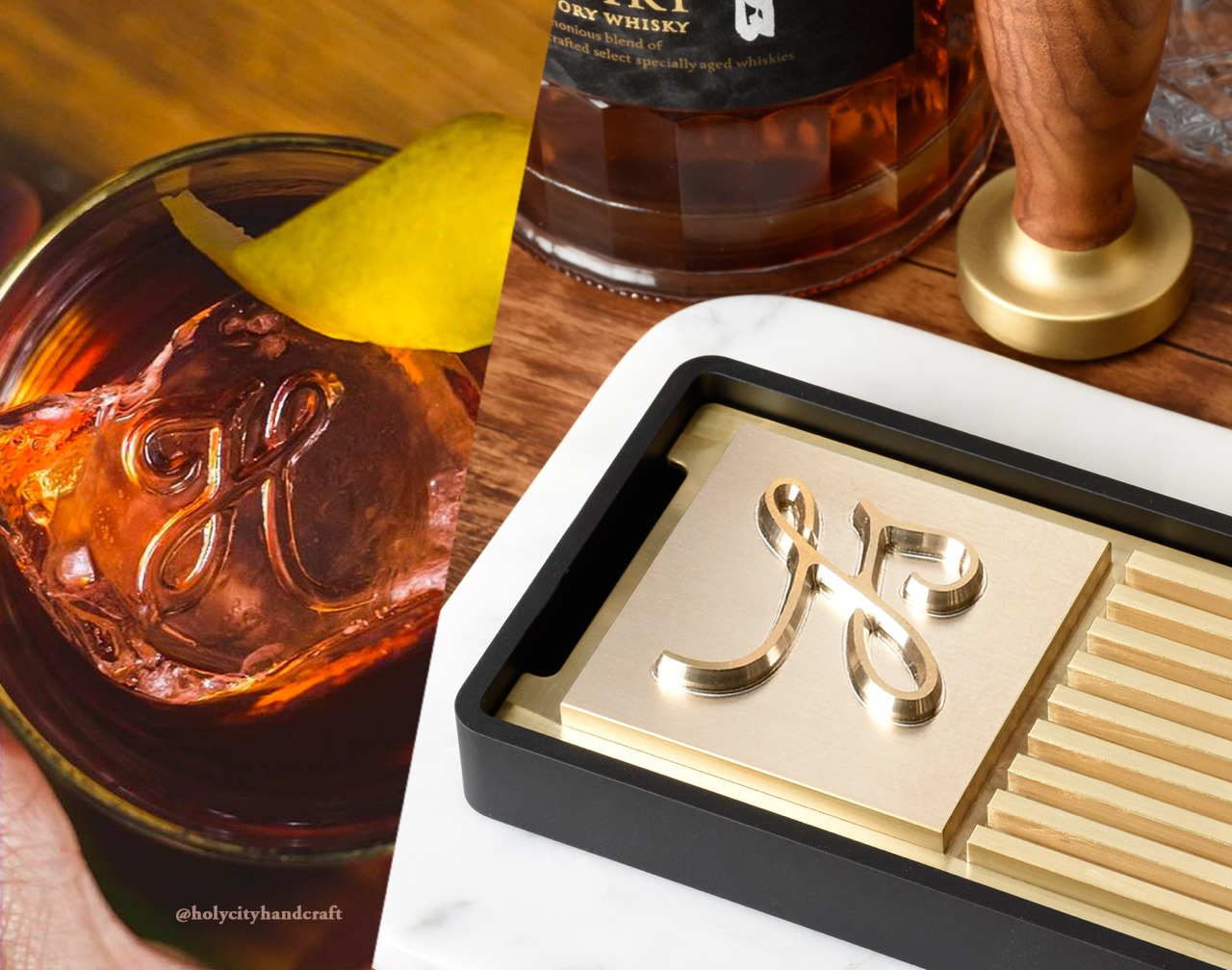 This 'ice embosser' lets you completely upgrade your cocktail game