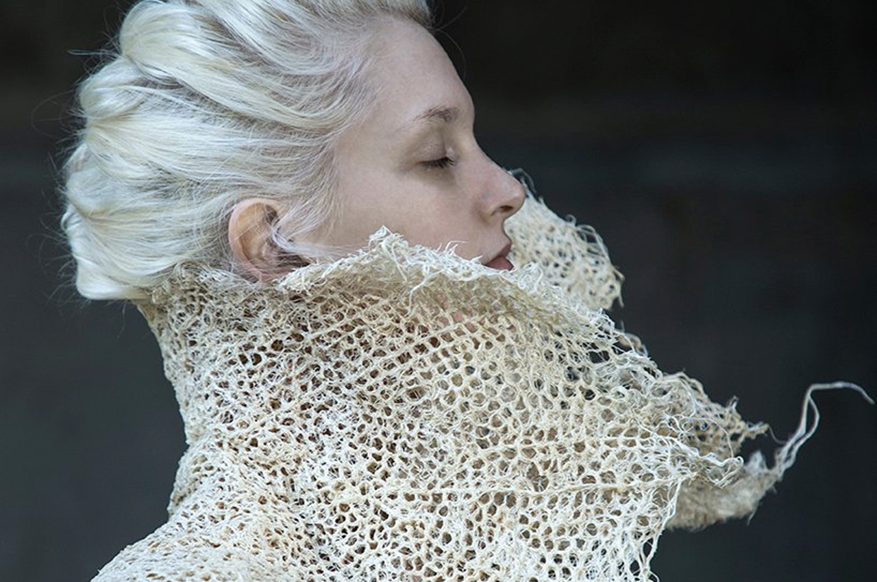 #This collection of sustainable bio textiles is grown completely from grass root