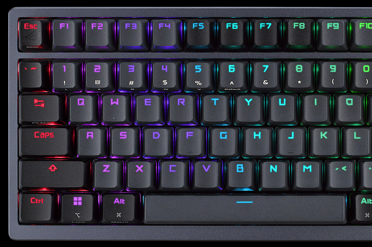 Asus releases mechanical keyboard at CES with ROG NX switches you can swap  for your choice - Yanko Design