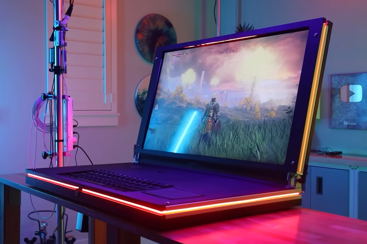 This 43inch screen laptop defies portability, proving bigger is not