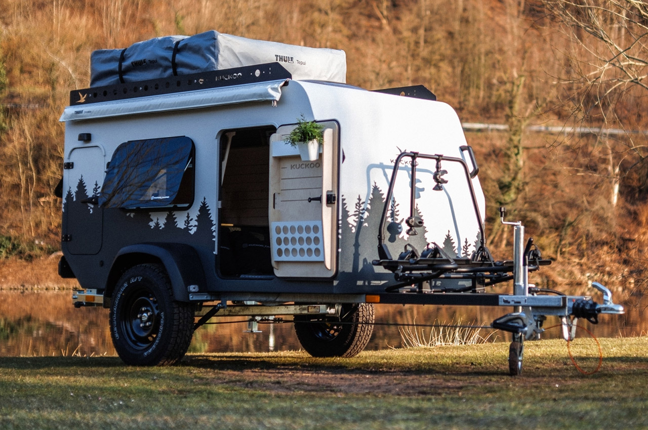 Tegen naast Uitdrukkelijk A micro-camper with glass doors & a skylight + other camping essentials you  need on your outdoor adventures - Yanko Design