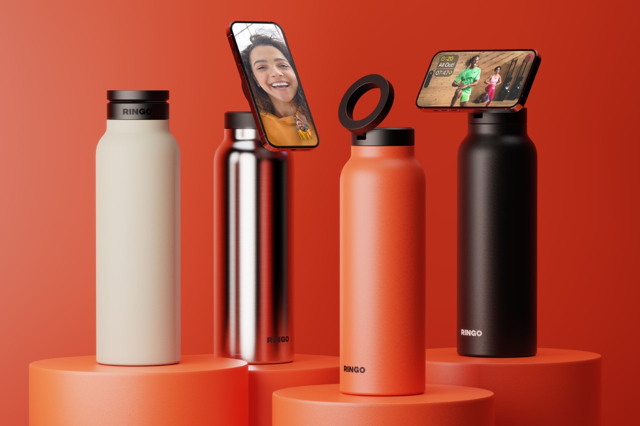 MagSafe iPhone Stand Meets Travel Bottle: This genius design gives
