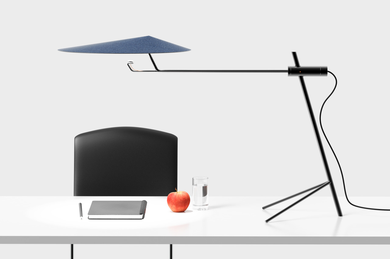 #A peaceful desk lamp concept evokes a feeling of Zen with its form and ...