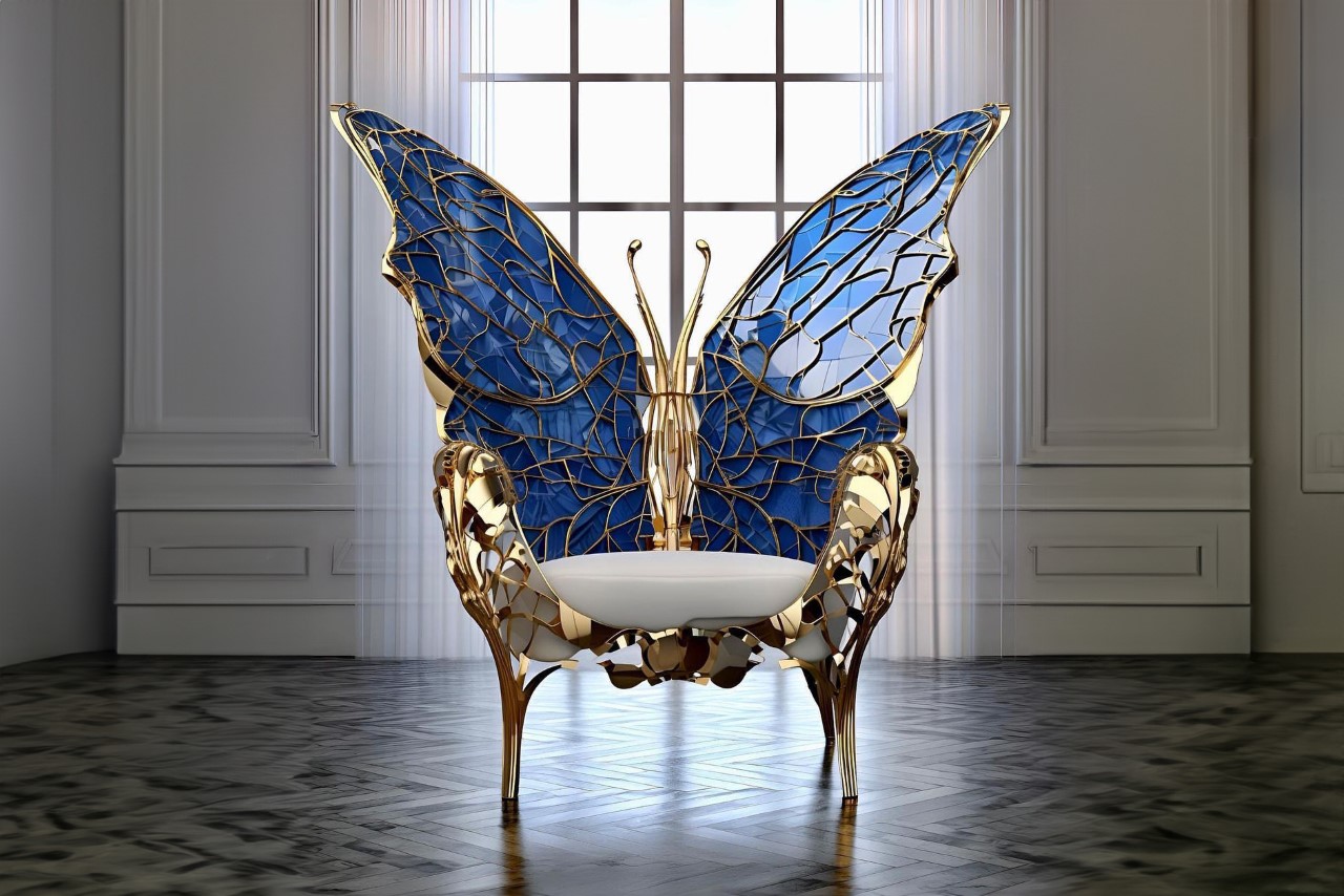 #An AI Designed These Sapphire and Gold Thrones and They Look Fit For A Disney Live-Action Movie
