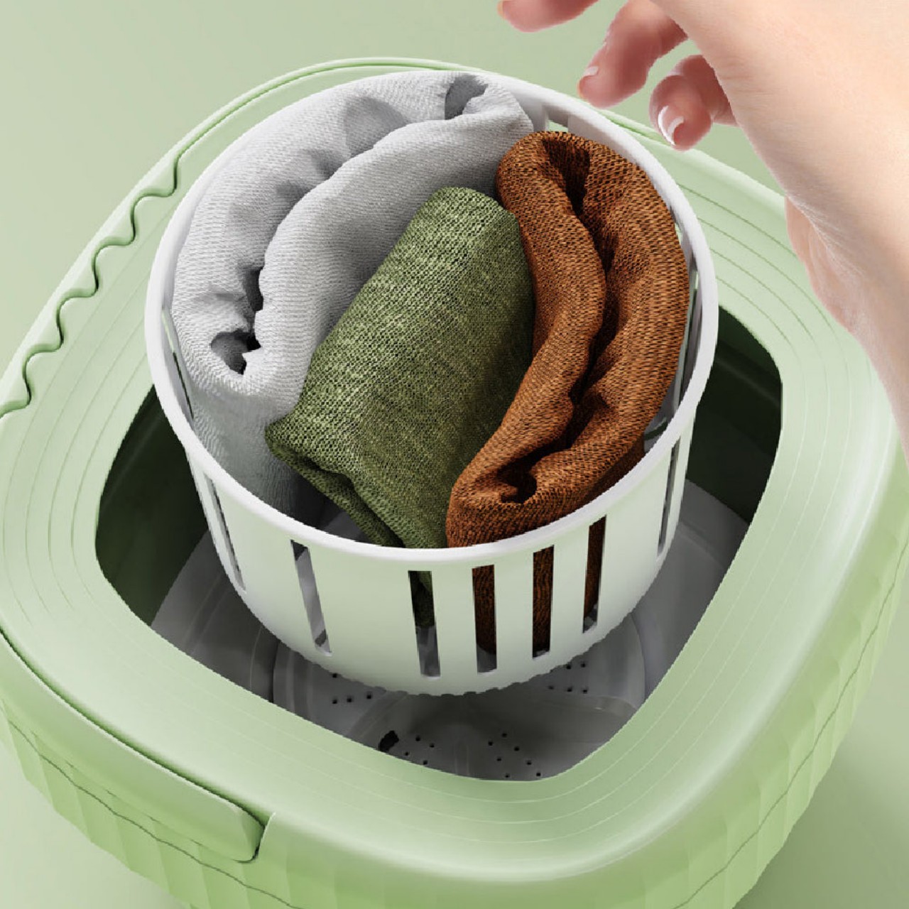 How to Do Your Laundry in a Salad Spinner