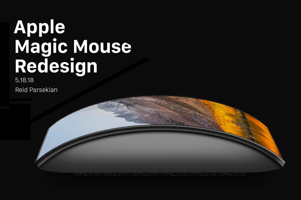 Insane Apple Magic Mouse 'Touch' Concept Emerges With A Curved Touchscreen  Display - Yanko Design