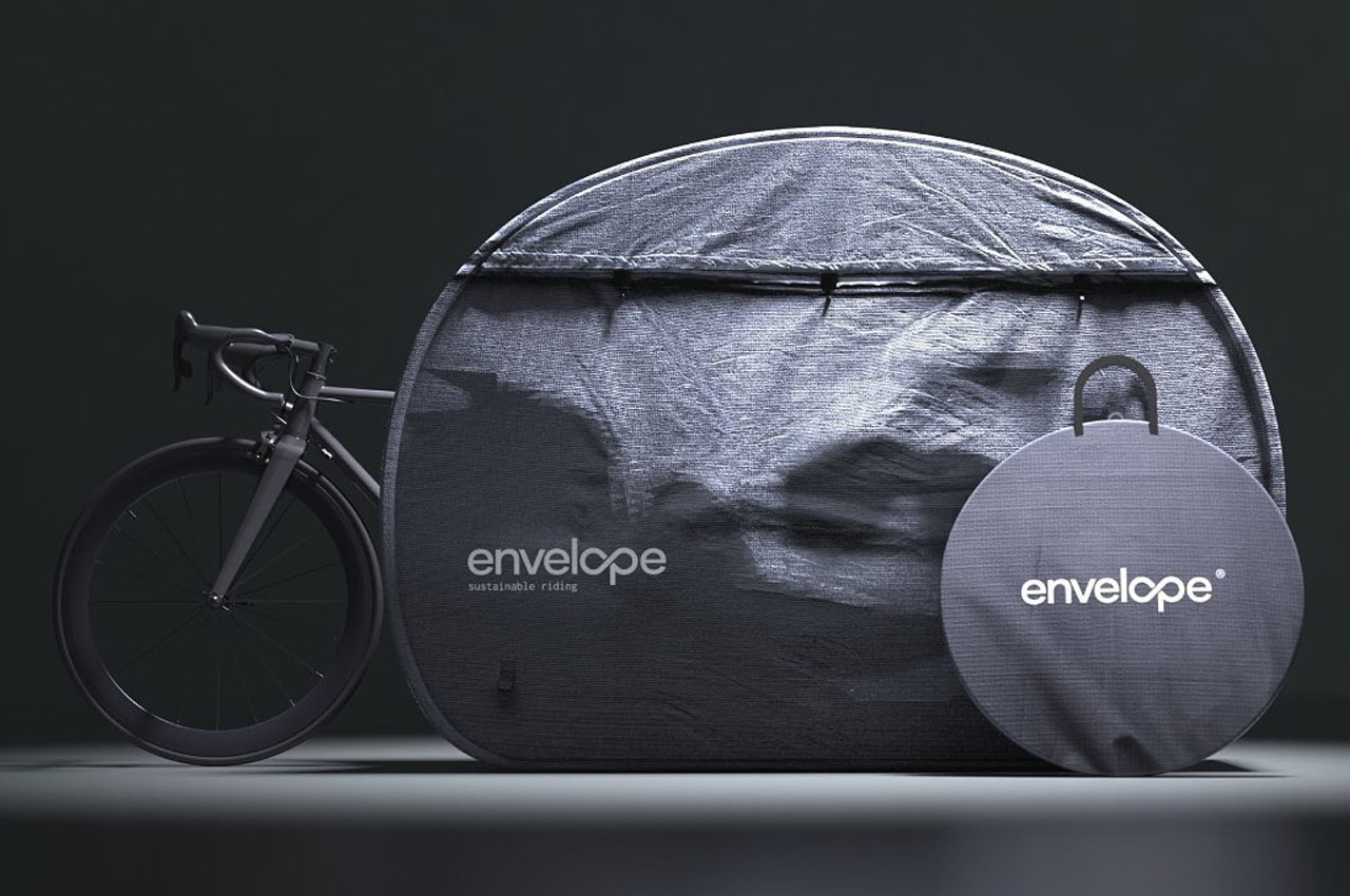 #This durable bike storage cover is easy to deploy, even easier to pack-up after use