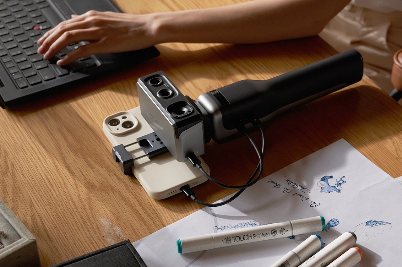 This handheld portable printer + scanner seamlessly prints on any flat  surface! - Yanko Design