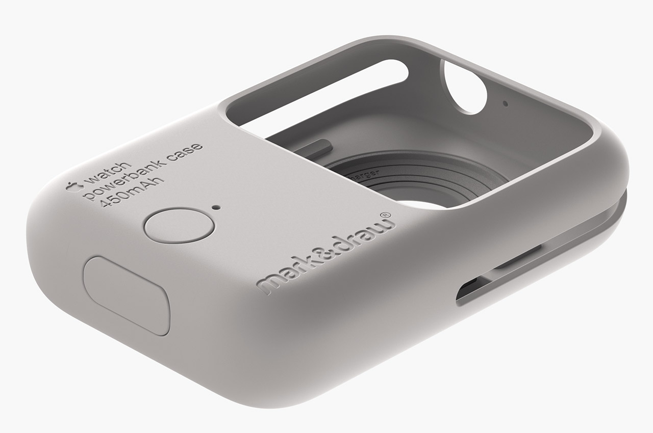 This Apple Watch powerbank charges it right on the wrist to face
