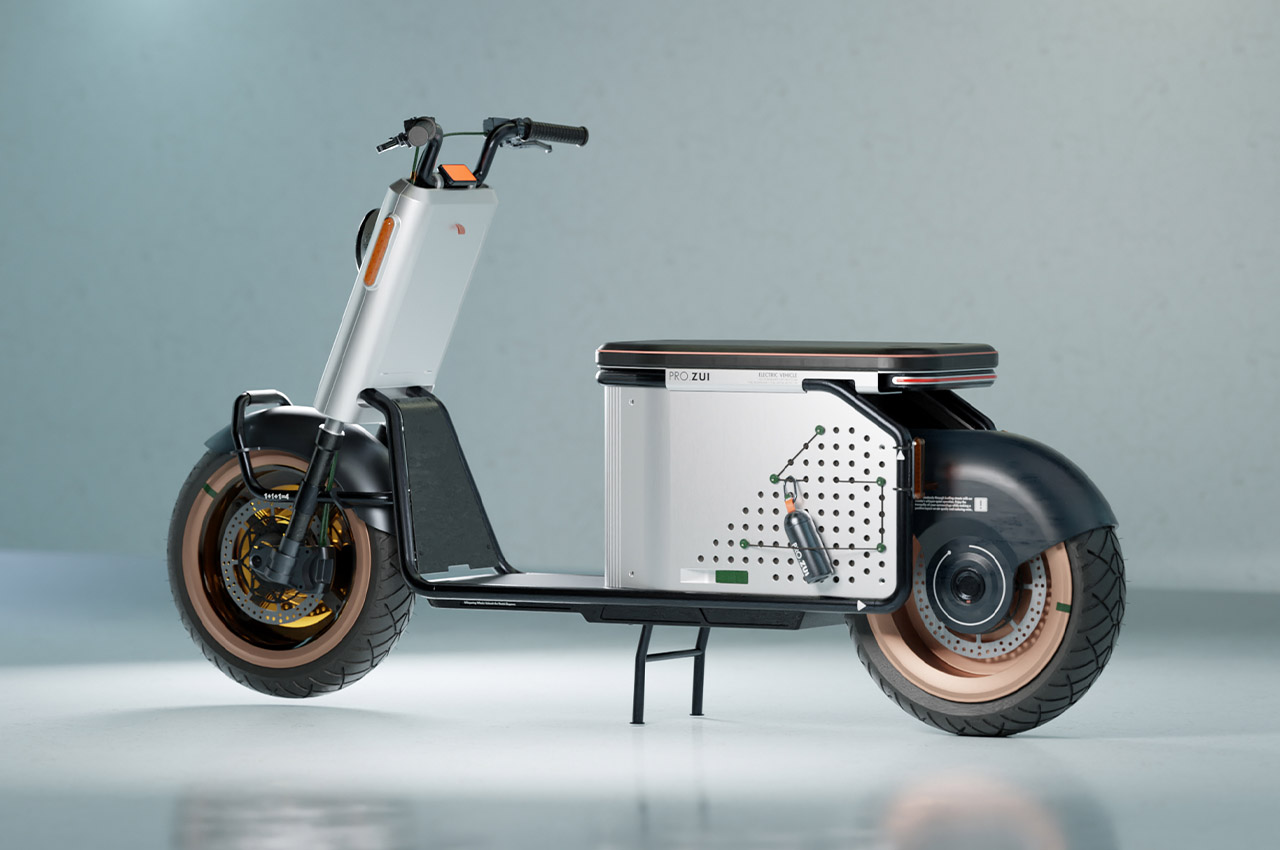 retro-modern best of wheeler adapts course This two scooters and mopeds, e-bikes Yanko the to of - Design