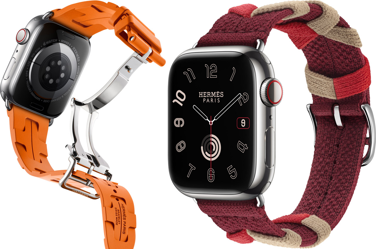 Besides calfskin leather, Hermès releases four new Apple Watch bands in  knitted materials and attractive colors - Yanko Design