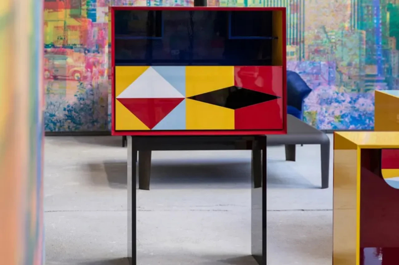 #This colorful writing desk brings energy and playfulness to your busy work