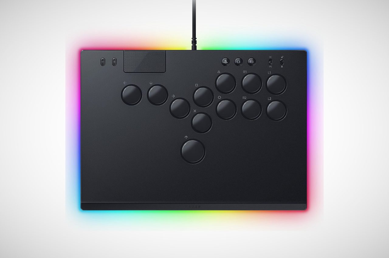 Razer Kitsune All-Button Optical Arcade Controller for PS5 and PC with Razer  Chroma RGB - Black - Micro Center