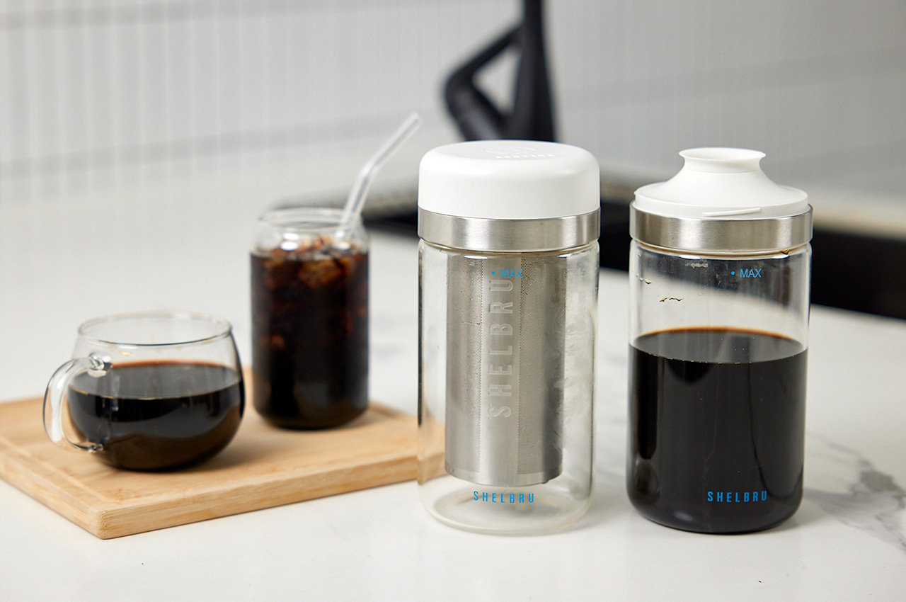 Brew Perfect Cold-Brew Coffee in Your Fridge with This Gorgeous All-in-One  Glass Carafe - Yanko Design