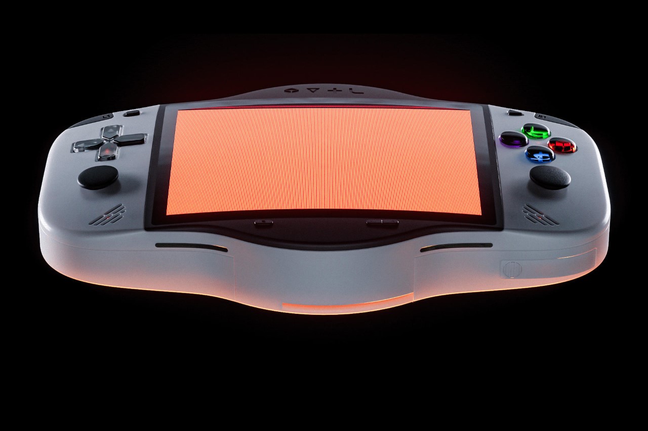 PlayStation One-inspired Handheld Console has a Built-in Disc