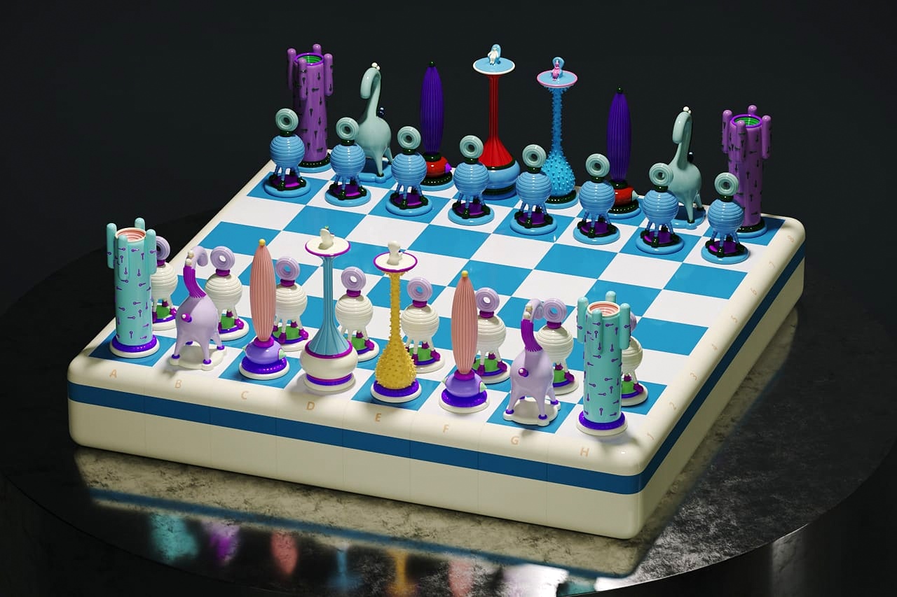 This beautiful handmade chessboard makes it looks like you're playing on  water - Yanko Design in 2023