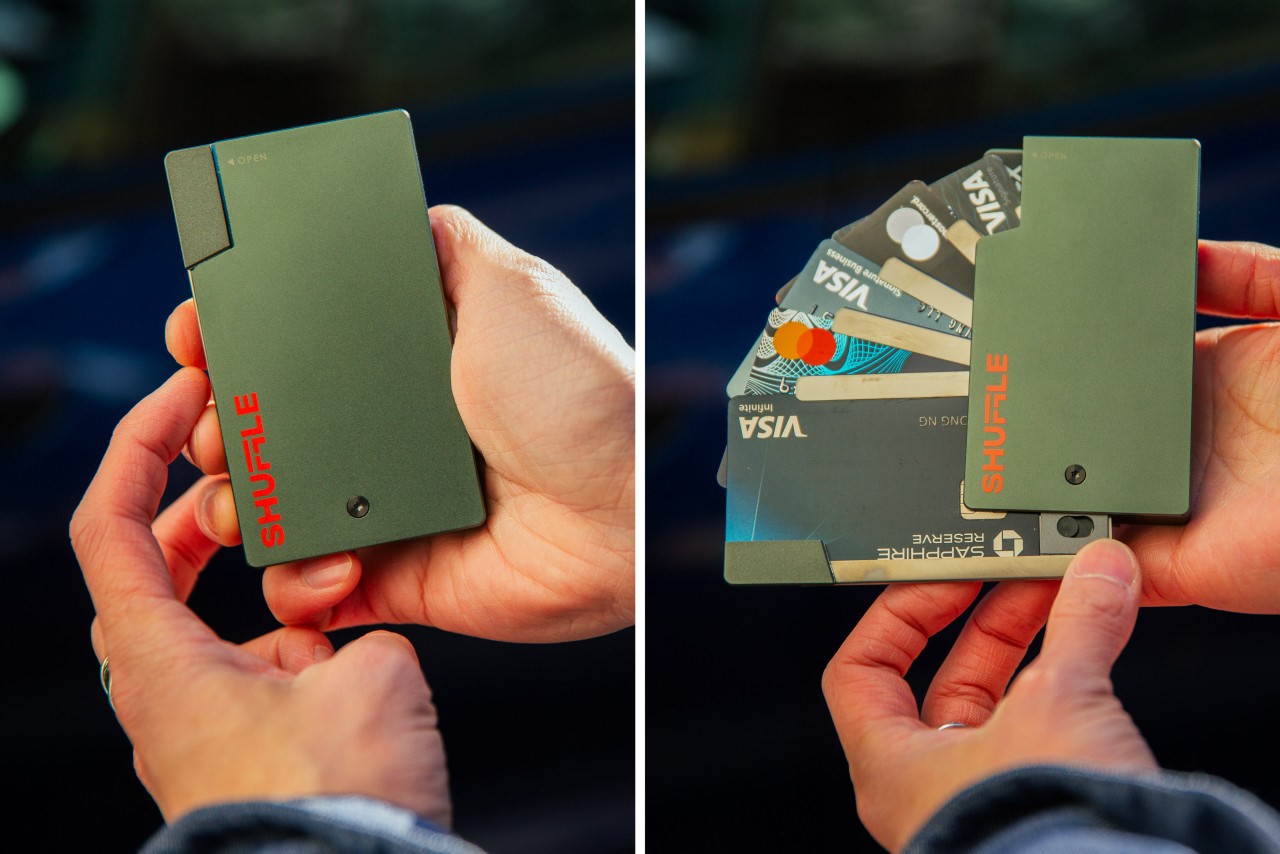 This RFID-blocking Smart Wallet has the most Satisfying Opening Mechanism -  Yanko Design