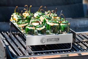 Quirky Jalapeno Popper Tray lets you grill your poppers vertically without cheese oozing out