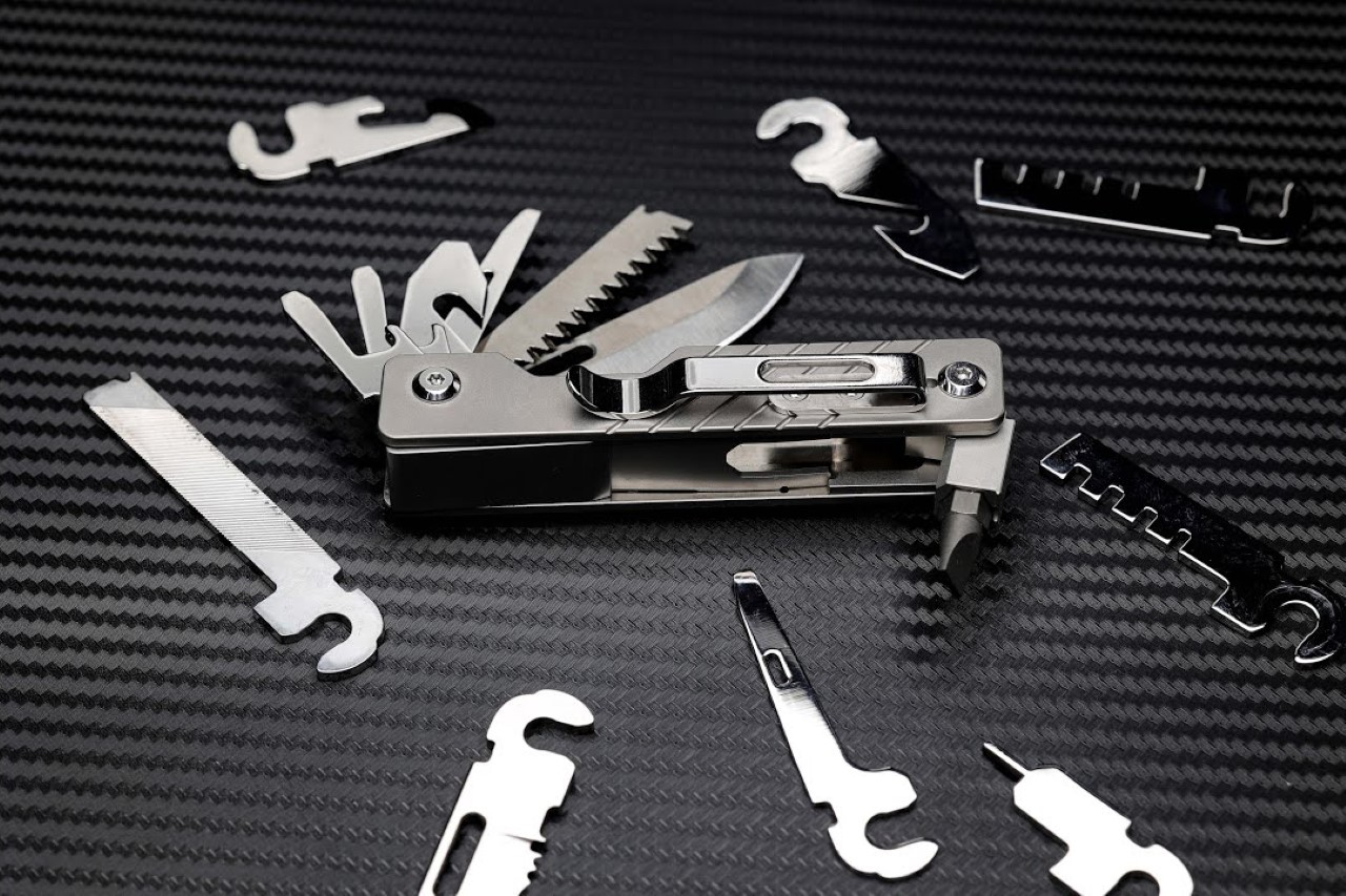 #DIY Modular Swiss Army Knife lets you choose exactly what tools you want in your Multitool EDC