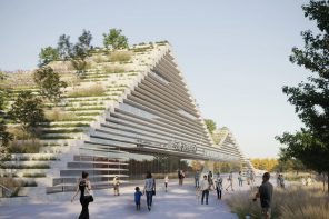 This Technological Center In China Is A Man-Made Mountain With Terraces & Hanging Gardens
