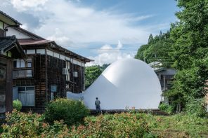 MAD Connects A Massive Ephemeral Bubble To A Historic Japanese House