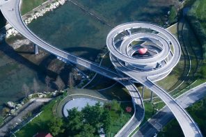 The G Clef Bridge In China Is Inspired By Musical Notation & Features A Spiralling Viewpoint