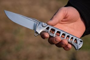 Dragon-inspired Titanium Pocket Knife has the most breathtaking skeletal handle design