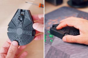 Someone 3D Printed A Millennium Falcon Wireless Mouse And Now I Want One