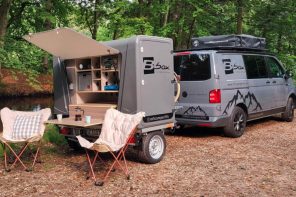 Give your VW camper van more portable storage and dining space with the Bbox Bulli in tow