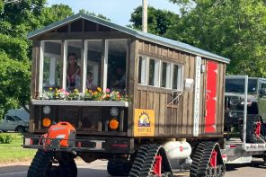 This Motorized Tiny Home Can Power Through Different Kinds Of Challenging Terrains