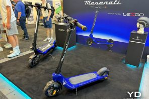 Maserati and LEXGO Showcase Powerful E-scooters with built-in Apple Find My technology at IFA 2024