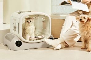 Fluffier Pets, No Wet Mess: PetSnowy SMILE’s All-In-One Dryer Box