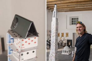 Honor’s Ridiculously Slim Magic V3 Folding Phone grabs a Guinness World Record by sitting on a House of Cards