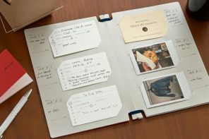 Transform Business Cards into Cherished Memories with This Minimalist Log Book