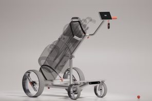 AI-powered self-driving golf trolley can follow you around and give you tips