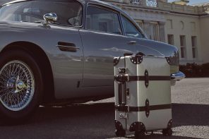 Globe-Trotter’s James Bond carry-on trolley suitcase is tribute to 60 years of the Goldfinger