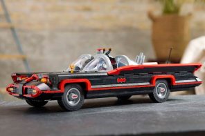 LEGO recreates the classic 1966 Batmobile with all its retro intricacies