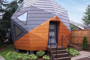 This Little Geodesic Dome Is The World’s First Pentakis Dodecahedron (60-Sided) Tiny Home