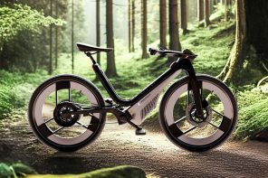 This neo-rugged electric bicycle is made for urban commutes and dirt-trails