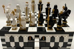 This beautiful medieval chess set has a cute story to go with – deserves LEGO Ideas official set status