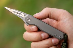 This Grade 5 Titanium Knife Hides Two Extra Backup Blades for Unmatched Versatility