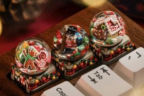 Holiday-themed Keycaps add a touch of Winter Celebration to your Mechanical Keyboard