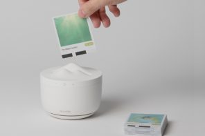 Bowl-shaped meditation speaker concept uses picture cards to play the perfect music