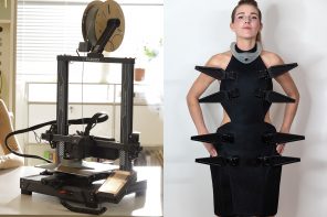 Robotic Open-source Scale Dress Printed by ELEGOO Neptune 4 Series: 3D Printing in Fashion