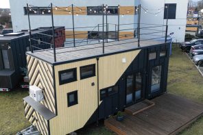 This Build-to-Order Tiny Home Offers Additional Living Space With A Handy Rooftop Deck