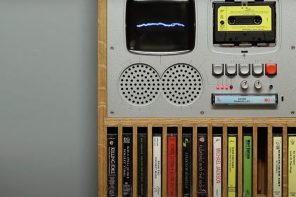 Old walkman becomes cassette player and storage unit