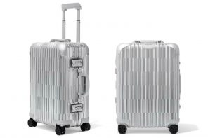 RIMOWA original suitcase gets alternate brushed finish to create the ‘optical’ illusion of movement