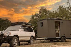 This Towable Dwelling Provides The Portability Of A Camping Trailer & The Comfort Of A Tiny Home