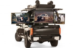 Toyota celebrates NFL partnership with the Ultimate Tailgate Tundra featuring satellite internet